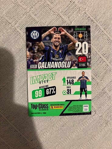  İmpact Hero Hakan Çalhanoğlu