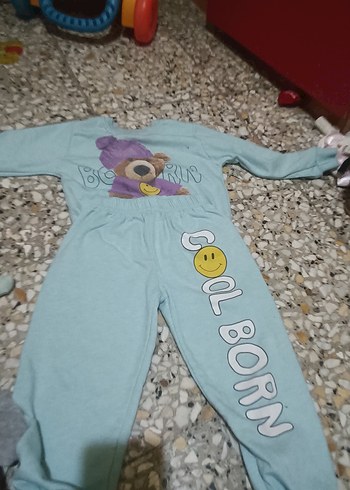 4 Yaş Beden Çocuk Polar Pijama Takımı
