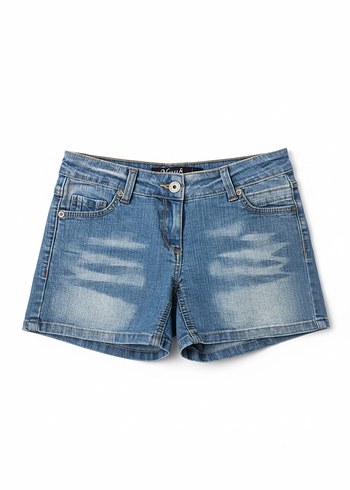 Mavi Tie-Dye Mini Denim Şort