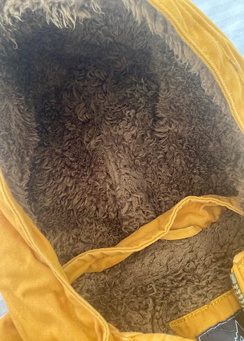 Kahverengi/koyu sarı tonlarında 8-9 yaş erkek mont - Görsel 5