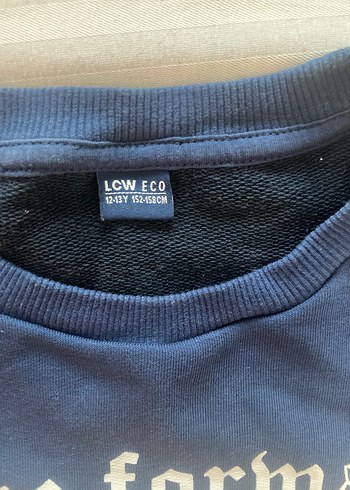 Erkek Lacivert Baskılı Pamuk Sweatshirt - Görsel 4