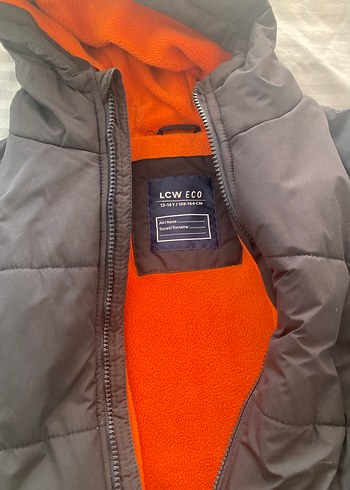 Siyah Erkek  Kışlık Kaban Kapüşonlu - Görsel 2