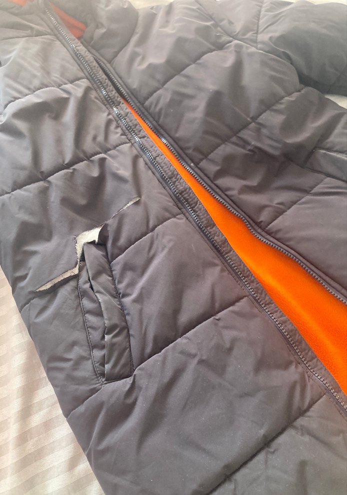 Siyah Erkek  Kışlık Kaban Kapüşonlu - Görsel 4