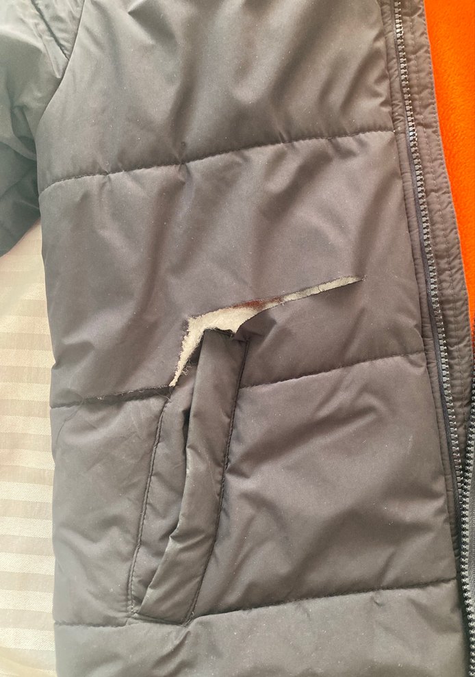 Siyah Erkek  Kışlık Kaban Kapüşonlu - Görsel 3