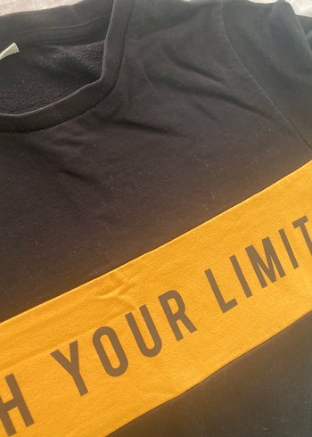 Siyah Erkek Sweatshirt Uzun Kollu Rahat Kesim - Görsel 3