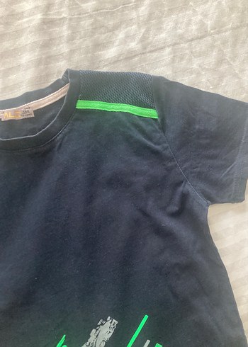 Lacivert Erkek Çocuk Kısa Kollu Tişört - Görsel 2