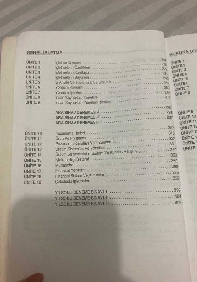 Deneyim 1. Sınıf B Kitabı - Konu Anlatımlı Soru Bankası - Görsel 3