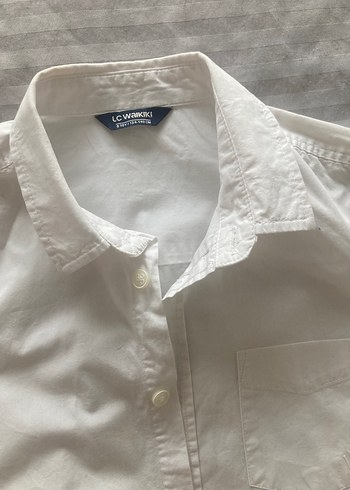 Erkek Çocuk Beyaz Uzun Kollu Klasik Gömlek - Görsel 3