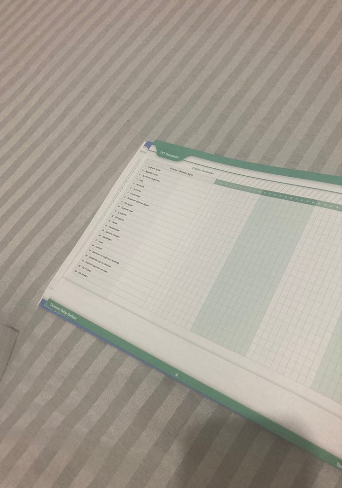 TYT Deneme Takip Defteri - Görsel 2