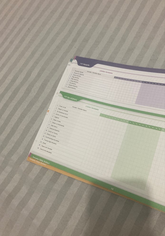 TYT Deneme Takip Defteri - Görsel 5