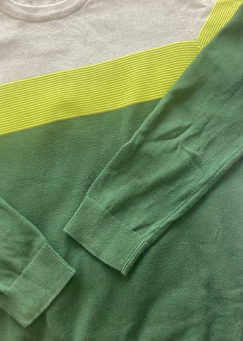 Erkek Çocuk Yeşil Pamuklu Triko Kazak - Görsel 2