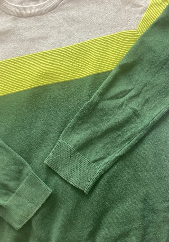 Erkek Çocuk Yeşil Pamuklu Triko Kazak - Görsel 2