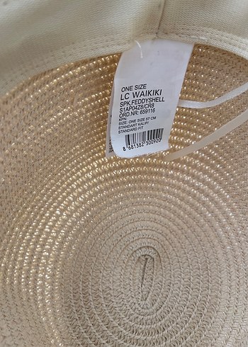 LC Waikiki Bej Kadın Pilili Bohem Şapka