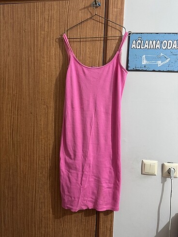 universal Beden Pembe Elbise