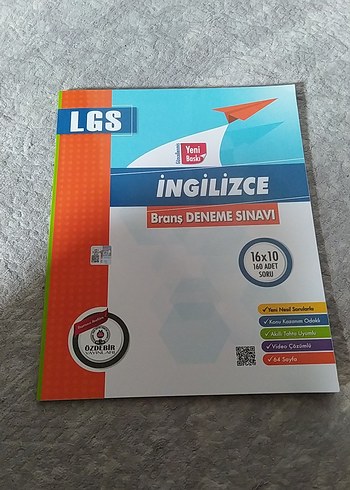LGS İngilizce Branş Deneme Sınavı Kitabı