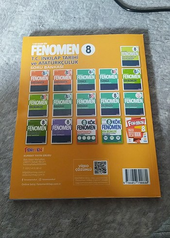  Fenomen 8. Sınıf T.C. İnkılap Tarihi Soru Bankası