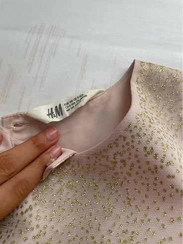 10 Yaş Beden pembe Renk H&M elbise