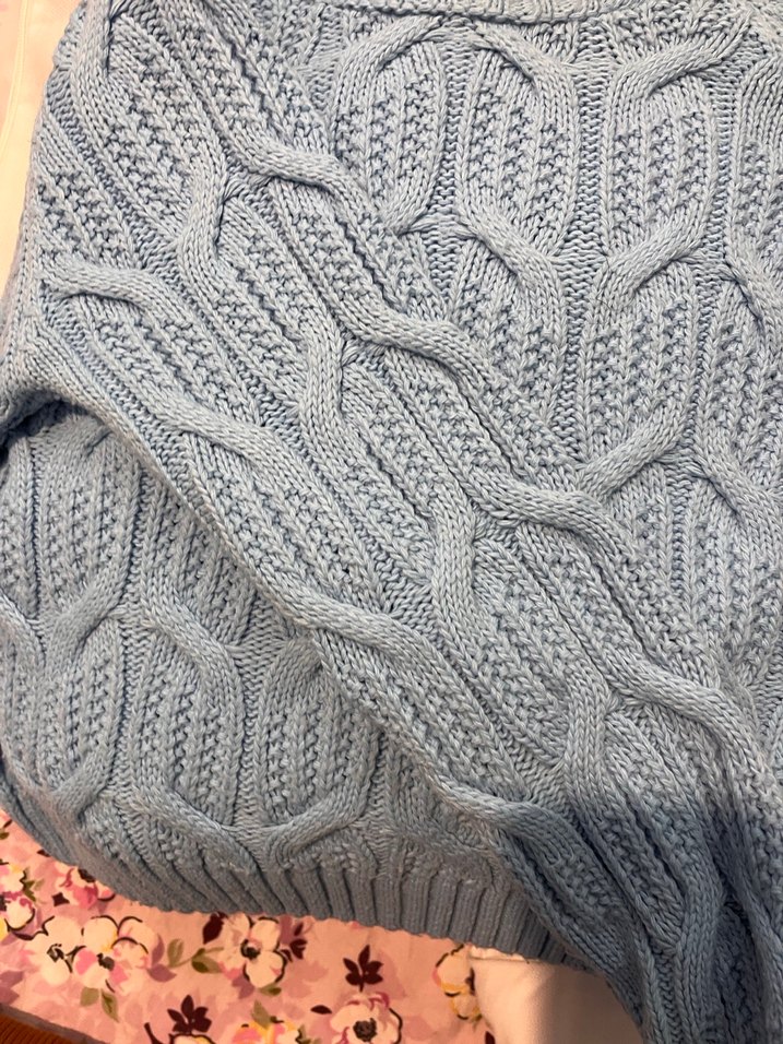 Gri Örgü Kadın Kazak - Görsel 3