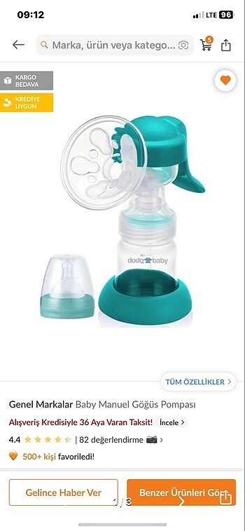 Dodobaby göğüs pompası