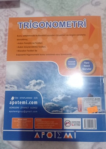 Trigonometri Soru Bankası - Barış Şahbaz