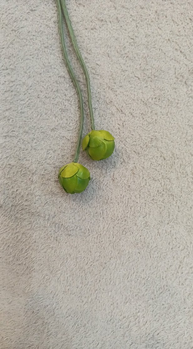 Yeşil Çiçekli Püsküllü Uzun Kadın Kolyesi - Görsel 3