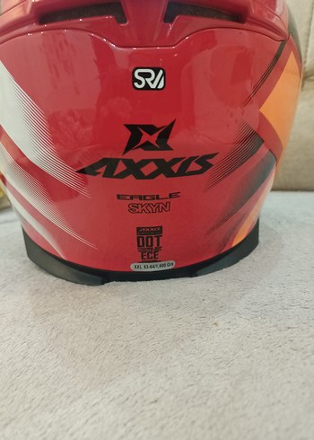 Renkli Baskılı Biker Kask - Görsel 4