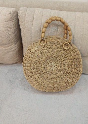 hasır el yapımı çanta - Görsel 2