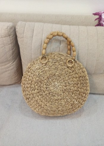 hasır el yapımı çanta - Görsel 3