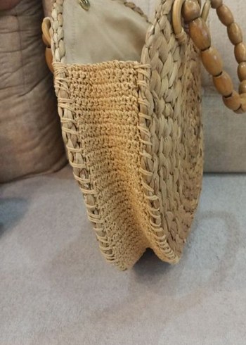 el yapımı hasır çanta - Görsel 3