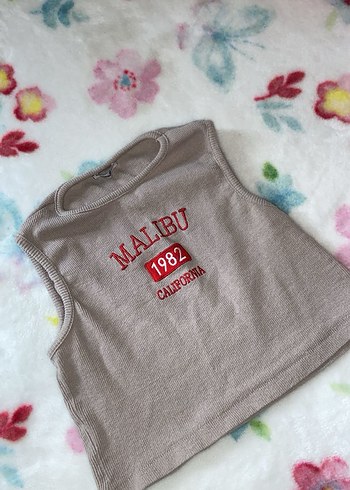Malıbu calıfornıa sıfır kollu crop