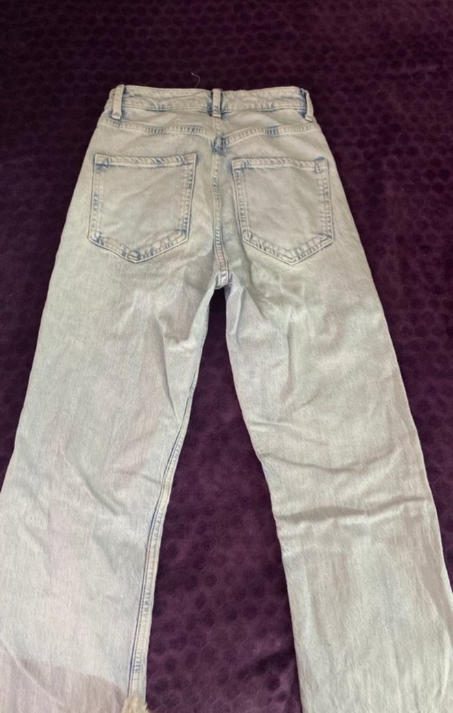 Stradivarius Buz Mavisi Kot Pantolon - Görsel 4