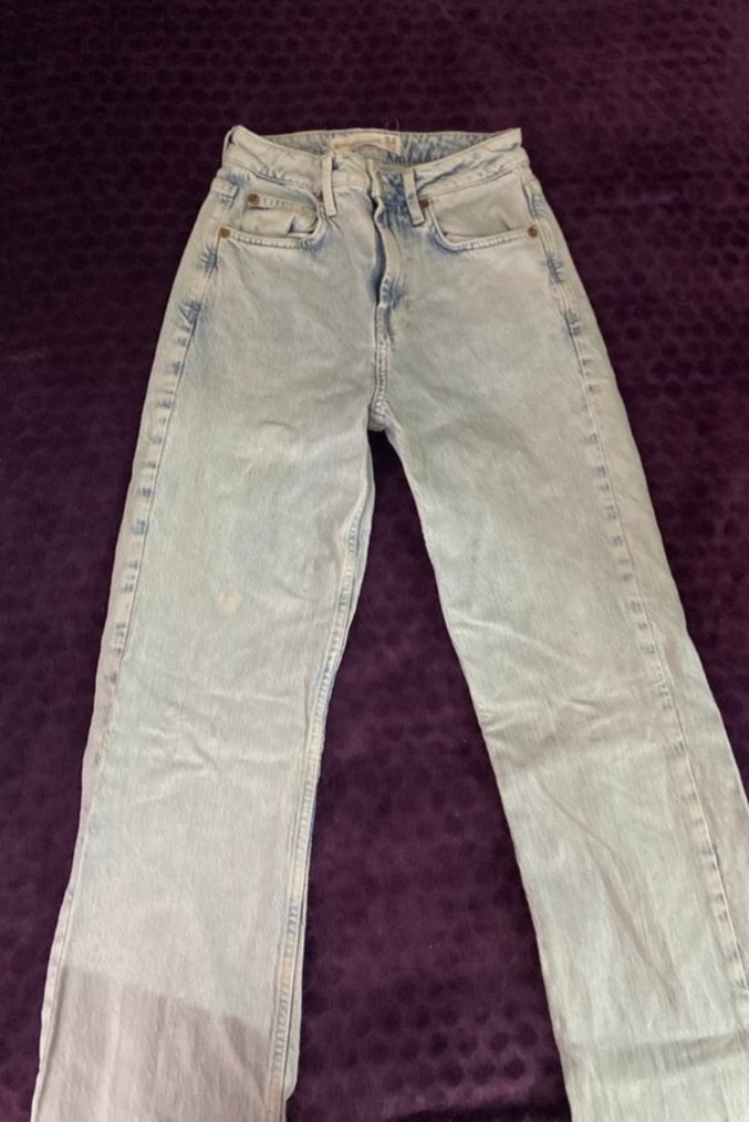 Stradivarius Buz Mavisi Kot Pantolon - Görsel 2