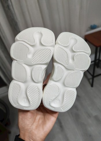 Kız Çocuk Pembe Çiçekli Tokalı Sandalet - Görsel 2