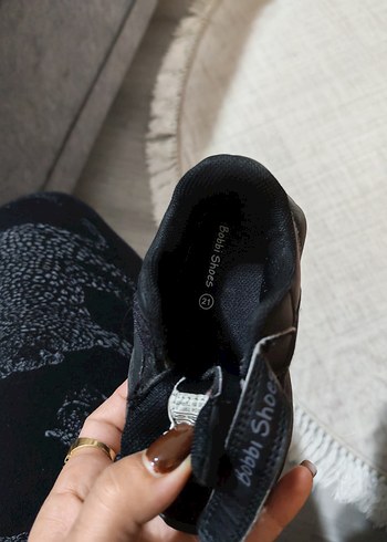 Siyah Erkek Çocuk Biker Tarzı Spor Ayakkabı - Görsel 3