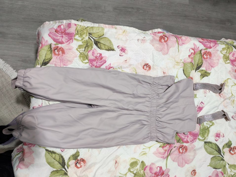 Gri Desenli Bebek yağmur tulumu içi polarlı - Görsel 3