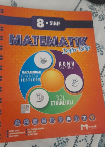 8. Sınıf Matematik Defter Kitap