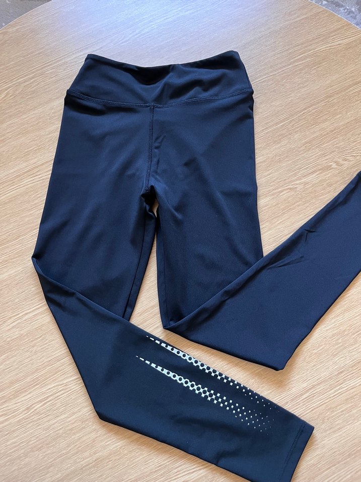 Siyah Elastik Bel Basic Kadın Tayt - Görsel 2