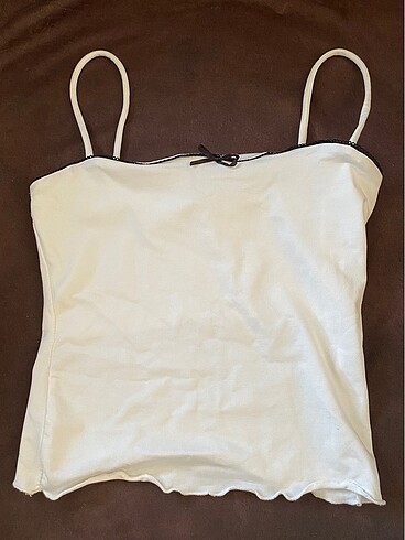 Bershka beyaz crop