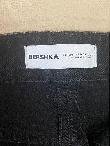34 Beden Bershka mini kot etek