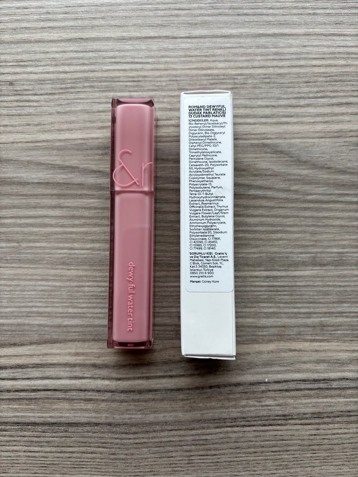 Rom&nd - Dewyful Lip Tint (13 Custard Mauve) - Görsel 3
