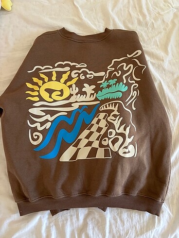 s Beden kahverengi Renk Sweatshirt