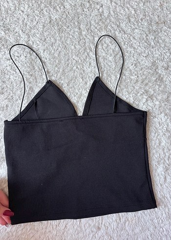 Diğer Siyah İnce Askılı Midi Bralet