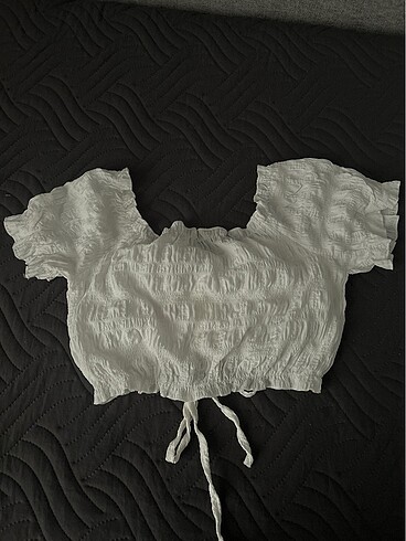 Bershka beyaz crop