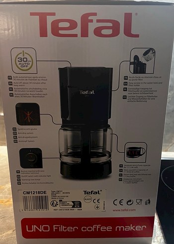 Tefal Uno Filtre Kahve Makinesi Siyah - Görsel 5