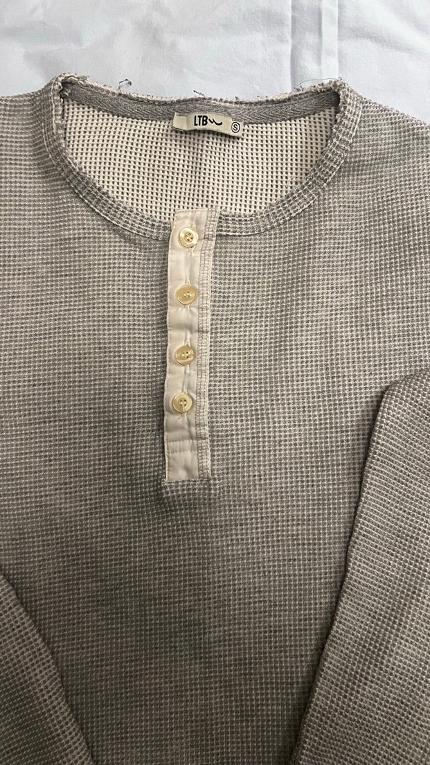 Düğmeli Uzun Kollu Sweet - Görsel 2