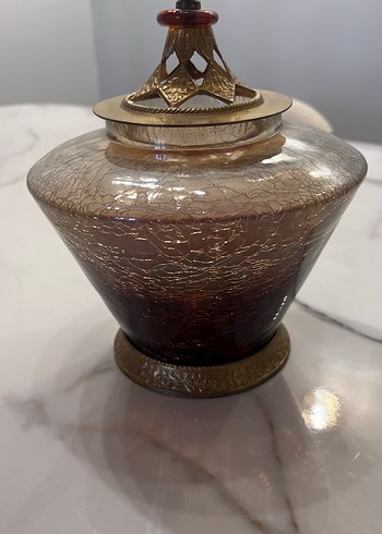 Koyu Kahverengi Dekoratif Vazo Seti - Görsel 6