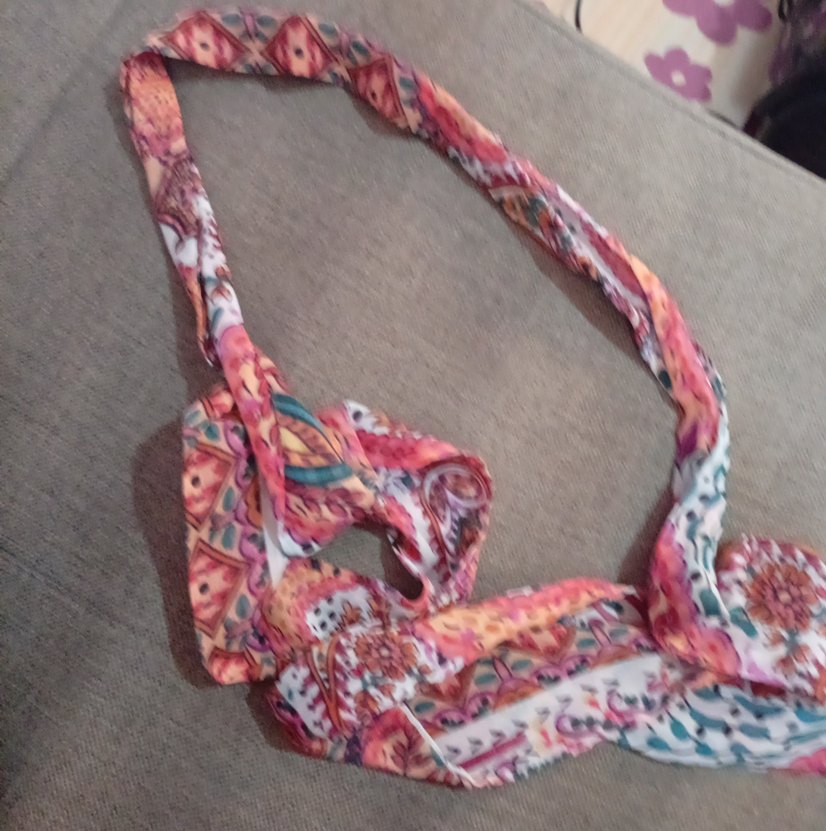 Renkli Salaş Mini Bohem Elbise - Görsel 3