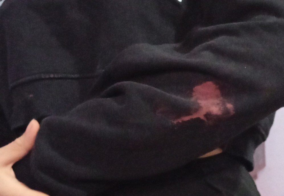 Siyah New York Baskılı Crop Sweatshirt - Görsel 3