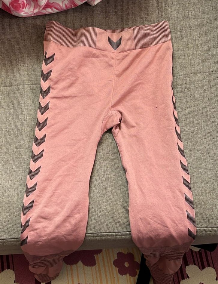 Pembe Elastik Spor Tayt - Görsel 2