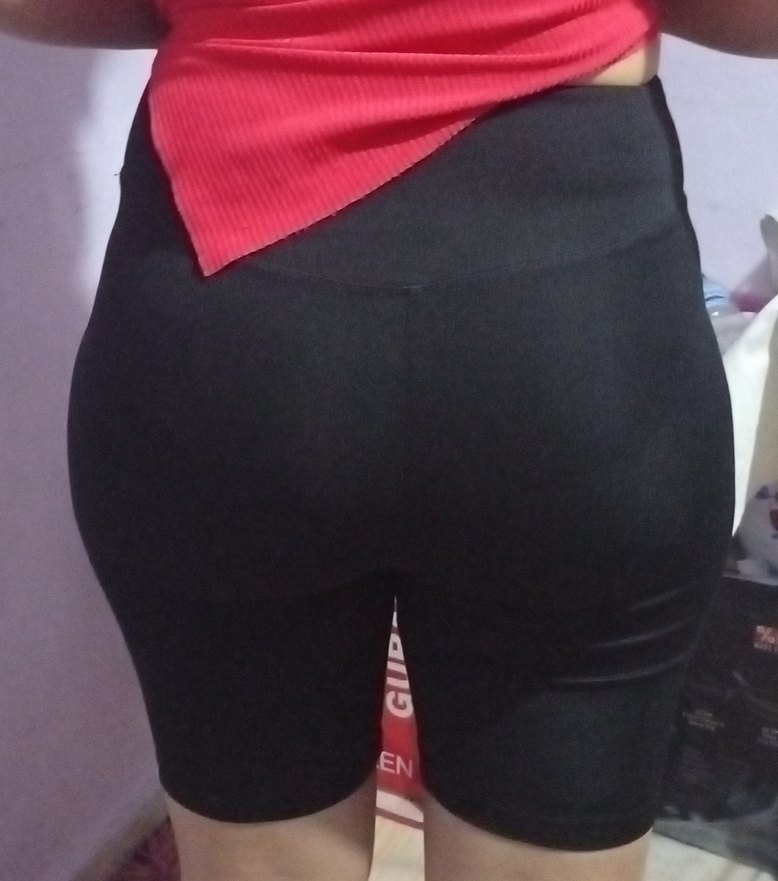 Siyah Biker Tayt - Görsel 2